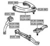 ASVA 0124-036 Track Control Arm